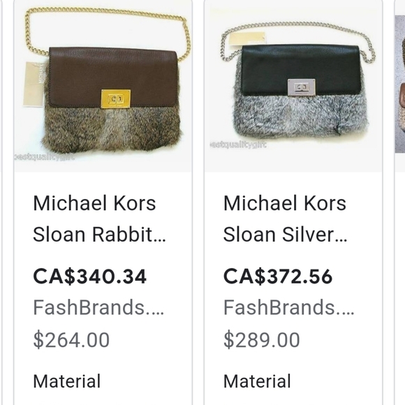 Micheal Kors Sloan Fur Bag - Picture 10 of 11